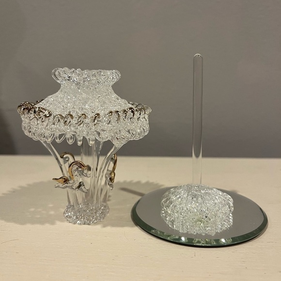 Vintage Rare Baron Glass Carousel Horse Blown Glass Figurine - Picture 4 of 10